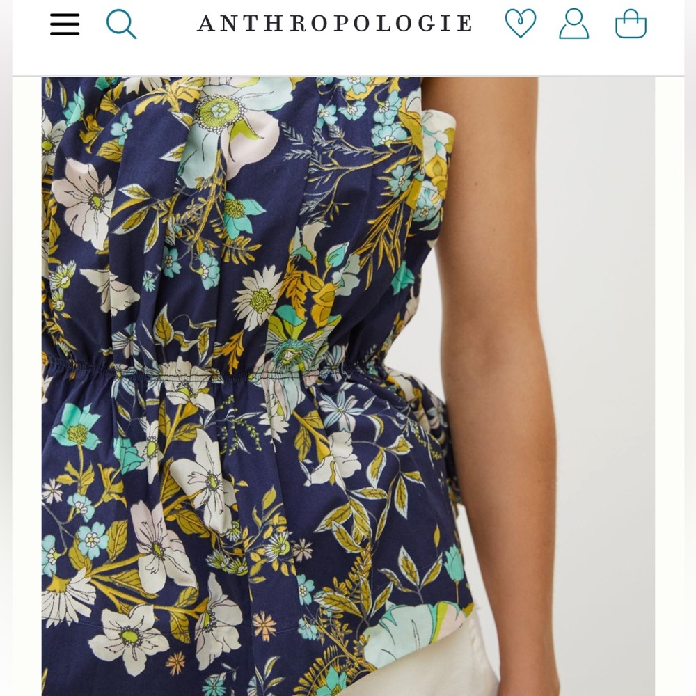 Anthropologie Ruffled Tube Top - Picture 4 of 7